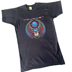 Journey 1982 Pine Knob Escape Tour Shirt Screen‎ Stars M Single Stitch Near Mint